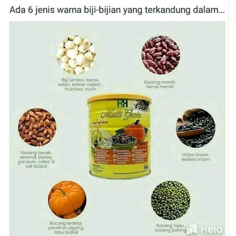 

HH MULTIGRAIN SUPERFOOD ORI UNTUK DIET +MENURUNKAN KADAR GULA