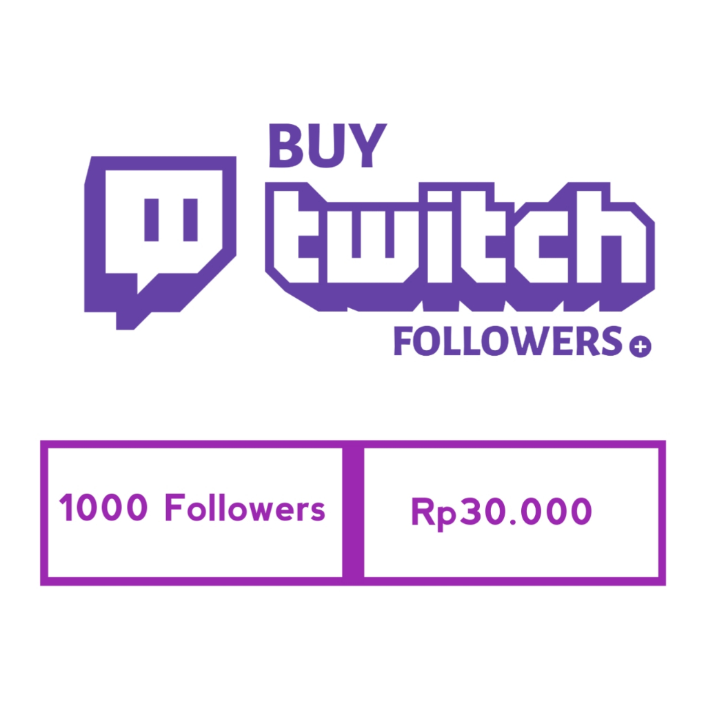 1000 Followers Twitch Paling Murah