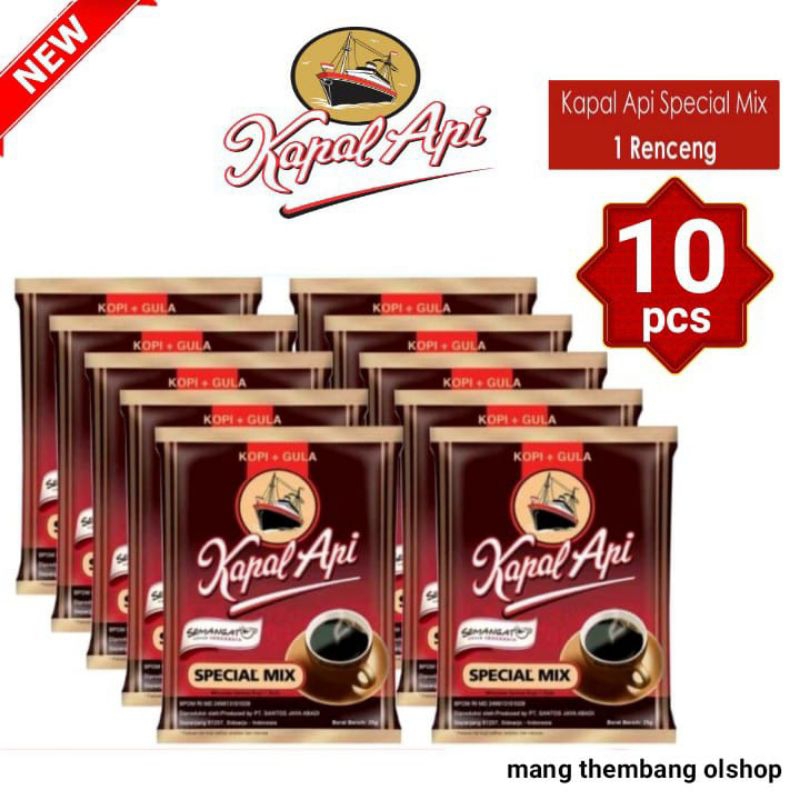 

KOPI KAPAL API MIX 1renceng 10sachet