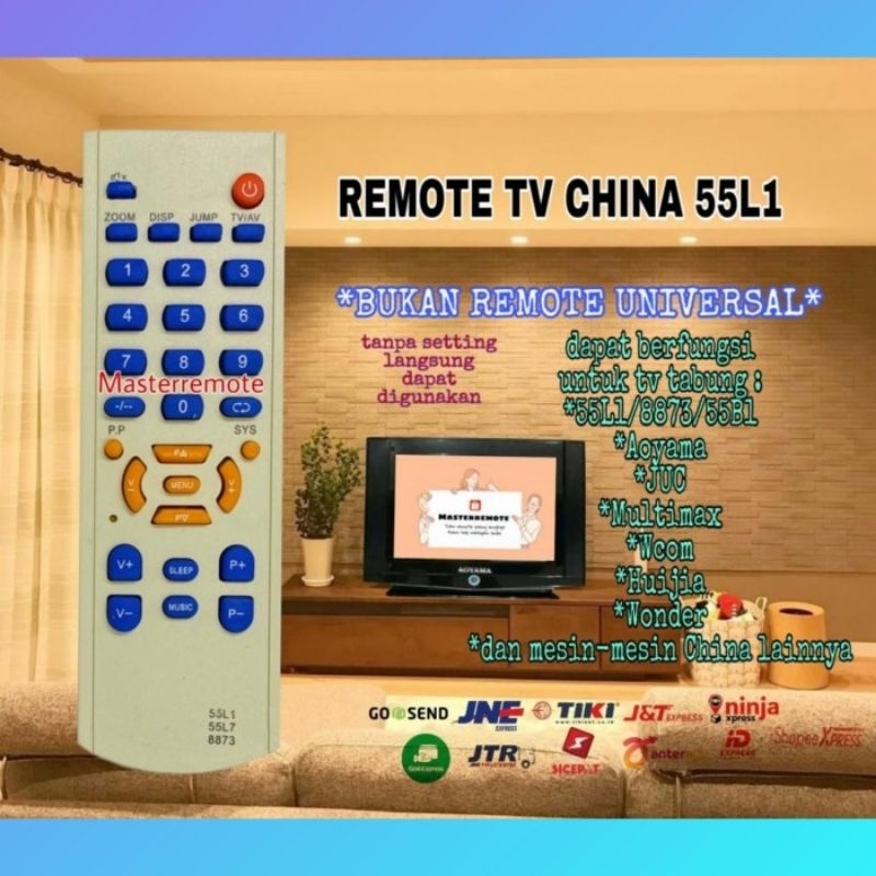 remote 55L1 remot tv universal cina