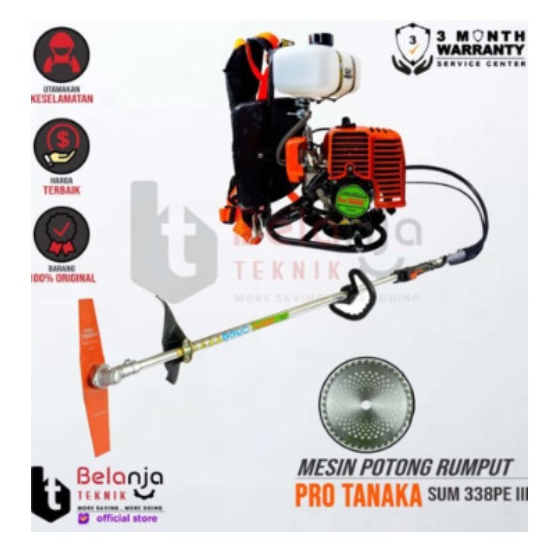 Pro Tanaka Mesin Potong Rumput Pro Sum 338 PE III Brush Cutter SUM338