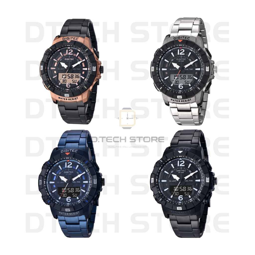 Jam tangan Digitec DA-2131 R/DG-2131 R/ DA 2131 R Original