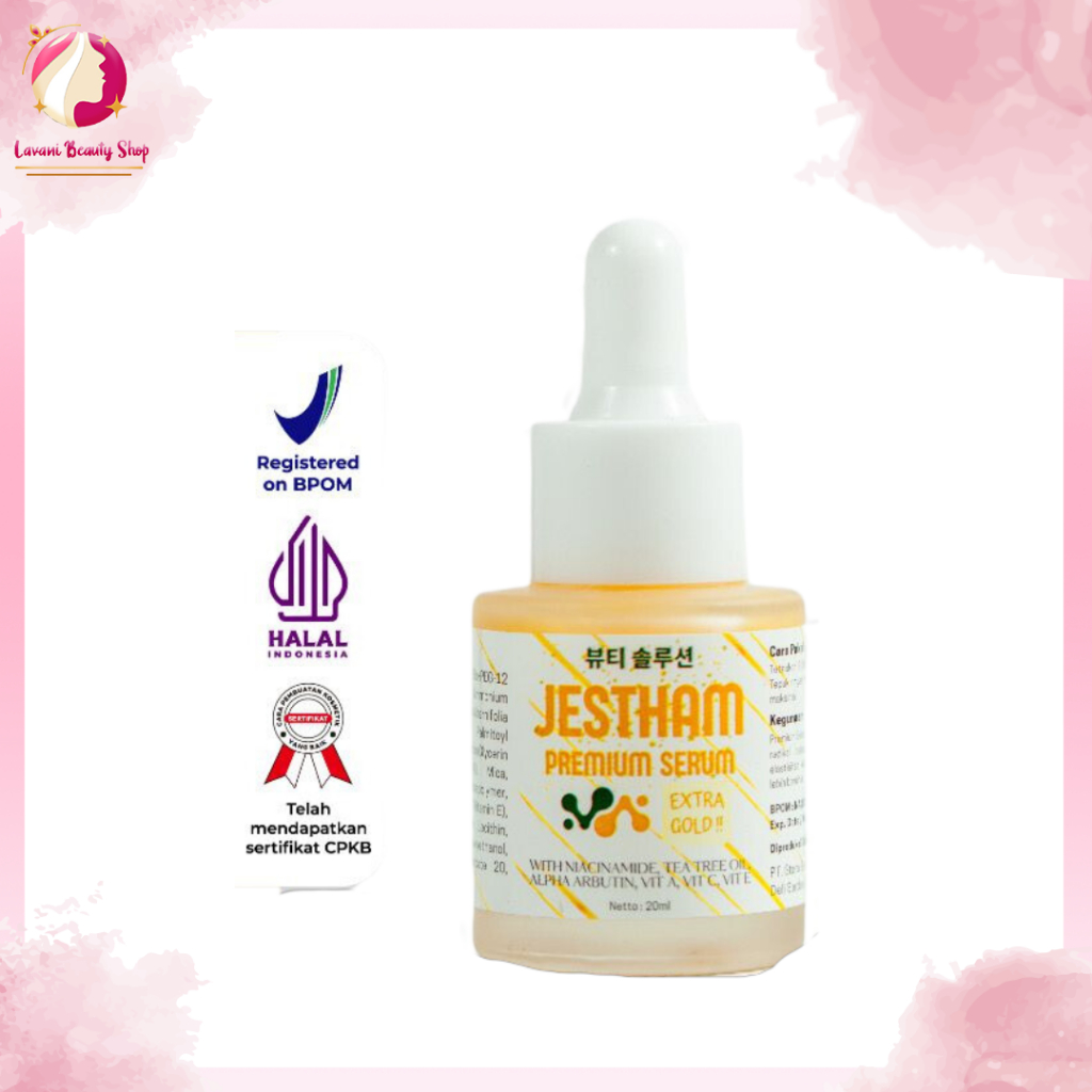 READY STOCK LANGSUNG KIRIM Jestham Serum Premium Gold | Lavani Beauty