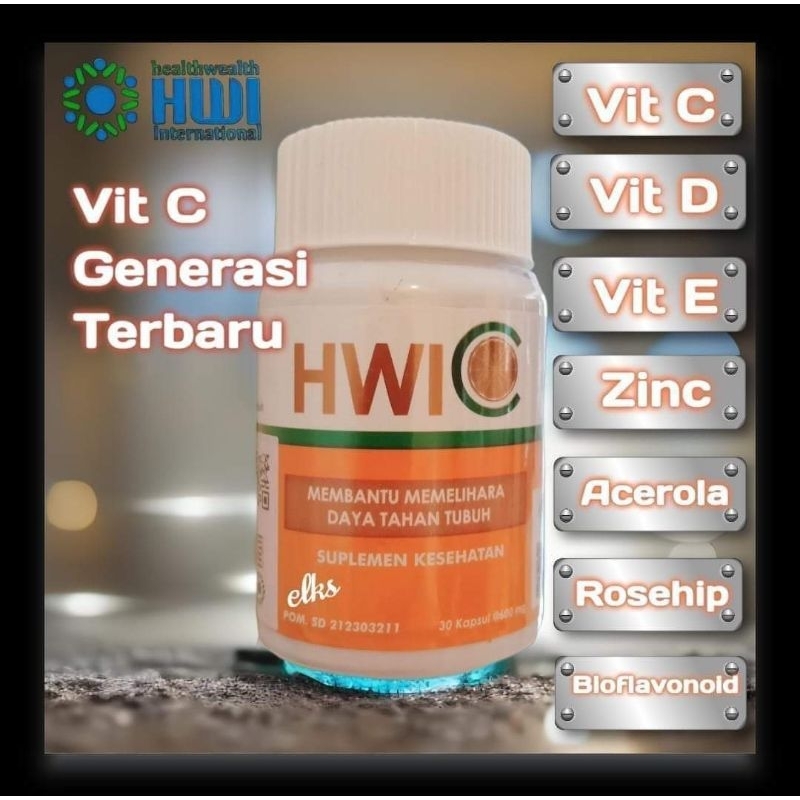 Vitamin C HWI Jenis PurwayC Generasi Terbaru Untuk Daya Tahan Tubuh ORI  100%