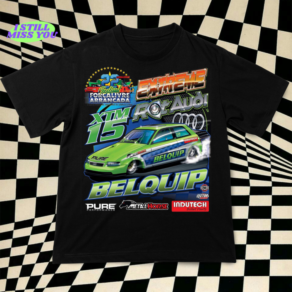 Tshirt Nascar Belquip XTM 15 | Kaos Nascar Oversize | Kaos Nascar Vintage | Kaos Vintage Oversize | 