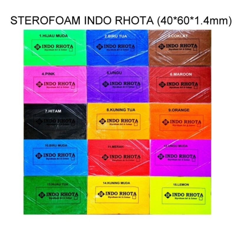 Styrofoam Warna 40x60 / Sterofoam 40x60