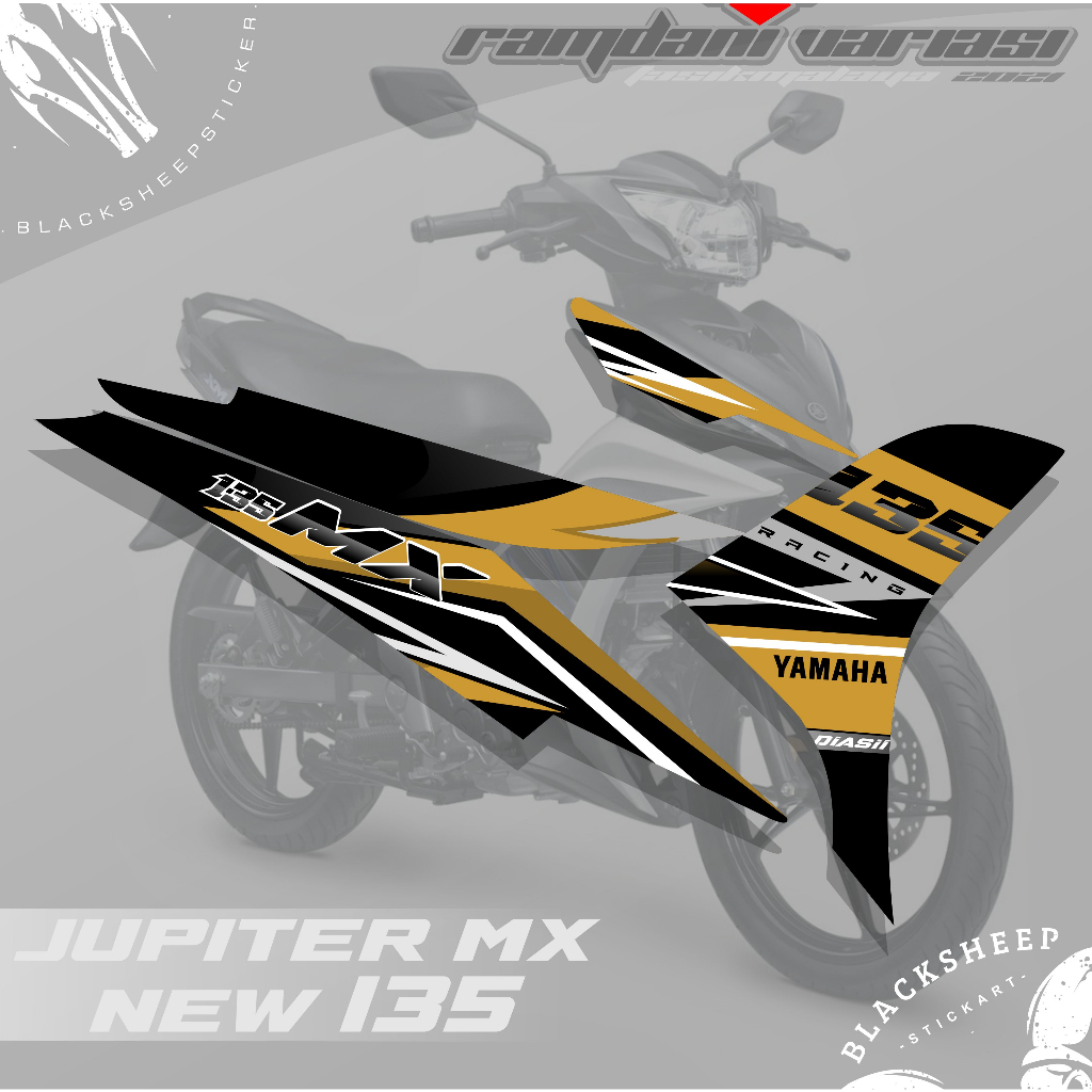STRIPING JUPITER MX 135 - STIKER MX NEW - JUPITER MX 135 NEW