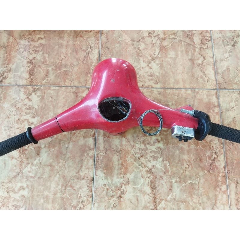 STANG BULAT VESPA SUPER 66 BAHAN ORI