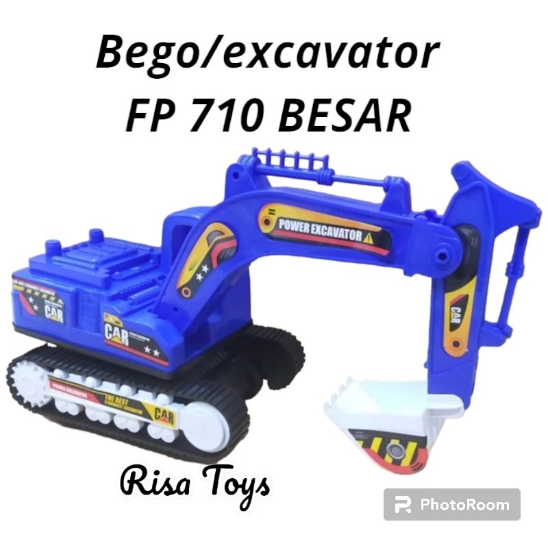 MAINAN ANAK BEGO/EXCAVATOR BESAR FP 710 DAN FP 711, MAINAN BEGO BISA GARUK TERBAIK