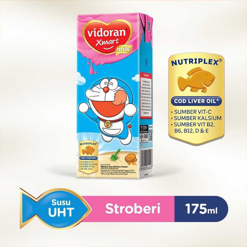 

Vidoran UHT 175ml (24pc/karton) rasa Strawberry exp Oktober 2024