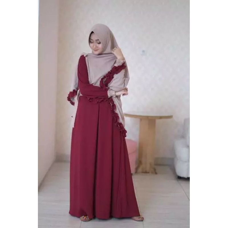 preloved gamis set Adzkia hijab syar'i