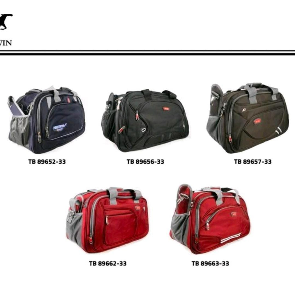 POLO TWIN Travel Bag Jumbo Import Tas Mudik
