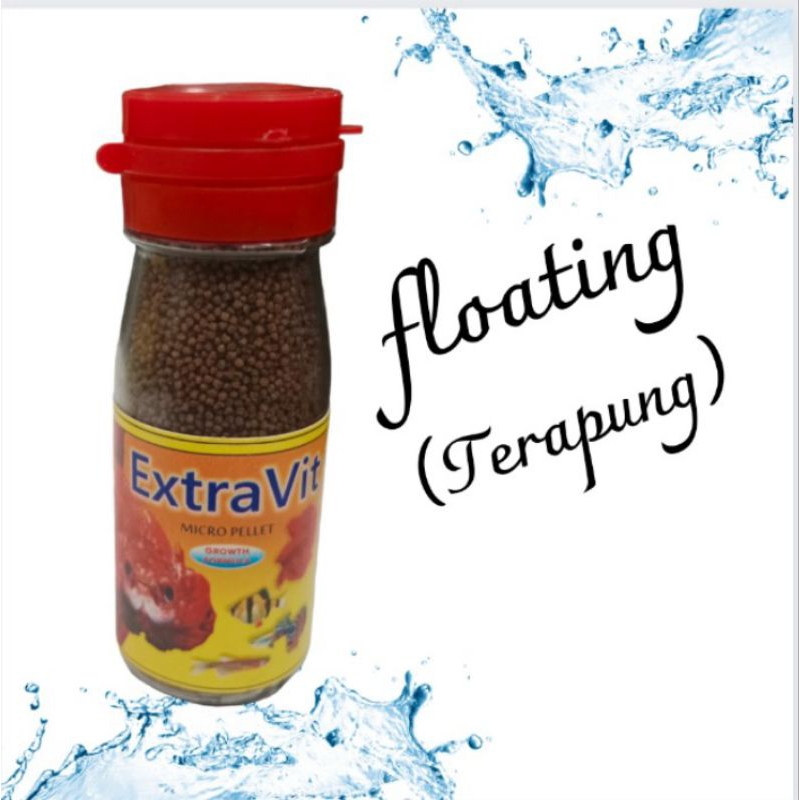 Makanan Ikan EXTRAVIT Micro Pellet Terapung / Floating