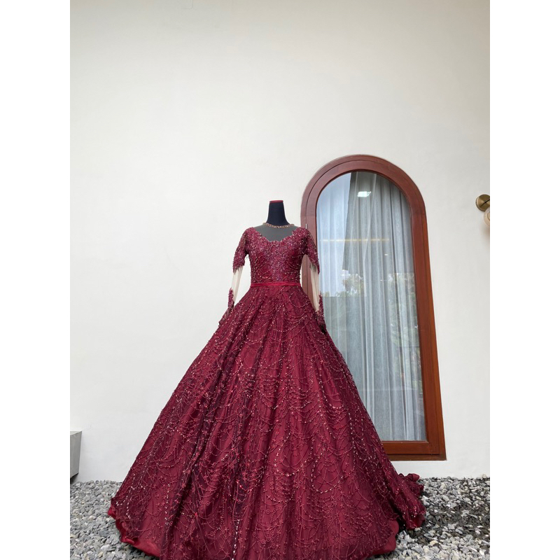 GAUN WEEDING PRELOVED BY AYUNG BERINDA