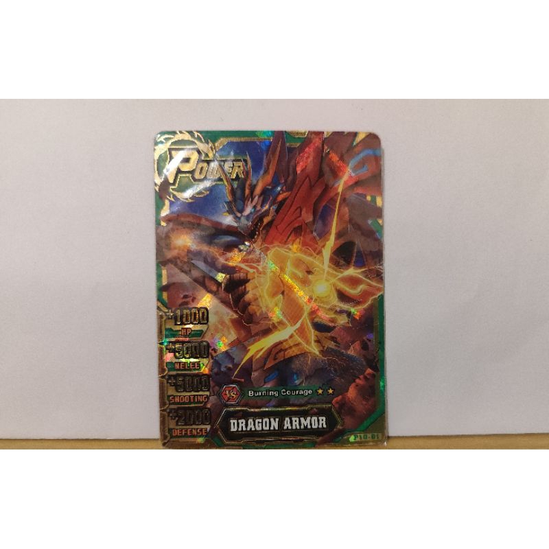 KARTU HERO OF ROBOT POWER CARD GOLDEN DRAGON ARMOR