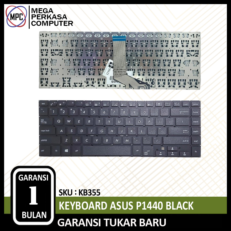 KEYBOARD ASUS PRO P1440 P1440UF P1440U - HITAM