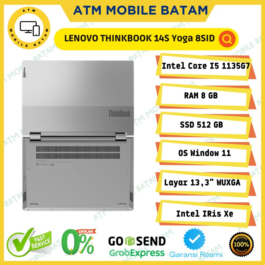 LENOVO THINKBOOK YOGA 14S ITL 8SID I5-1135G7 8GB 512GB SSD FHD IPS TS