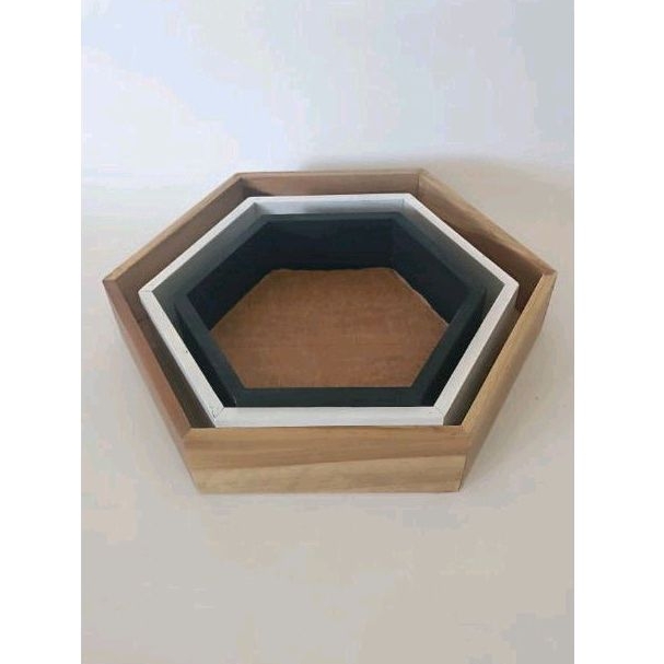 Kotak Segi 6 Seserahan / Hantaran pernikahan