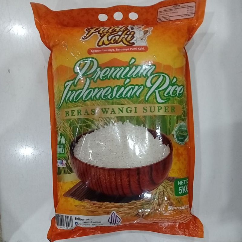 

Putri Koki - Orange Beras 5 Kg Preimum Indonesian Rice