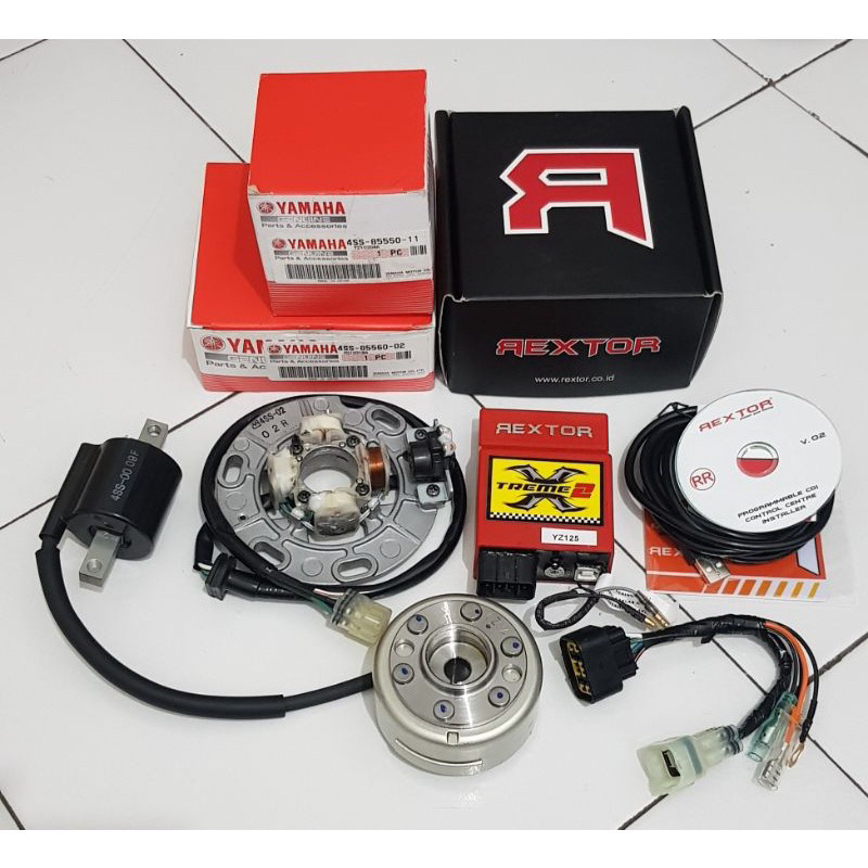 PENGAPIAN YZ 125 ORIGINAL DAN CDI REXTOR
