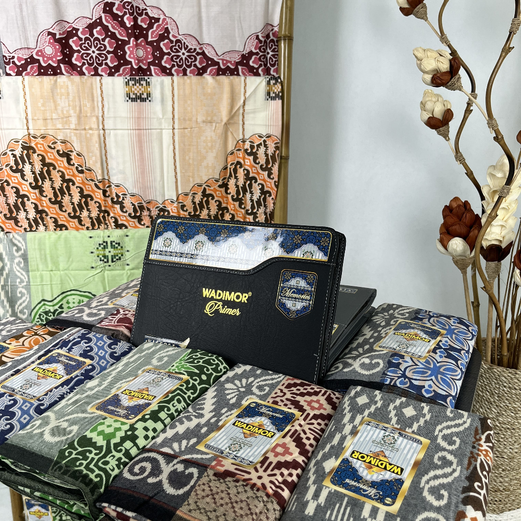 Sarung Wadimor Primer Viscose Memories - Sarung Tenun Premium Kemasan Dompet (Eceran, bisa pilih mot