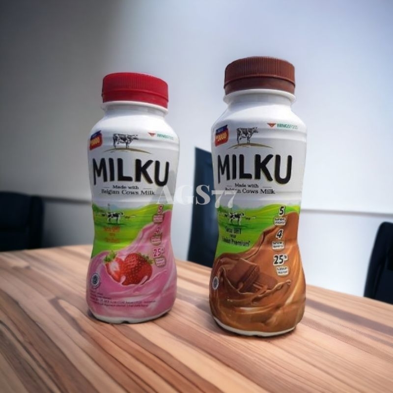 

(12 botol) Milku susu 200ml Susu UHT PREMIUM