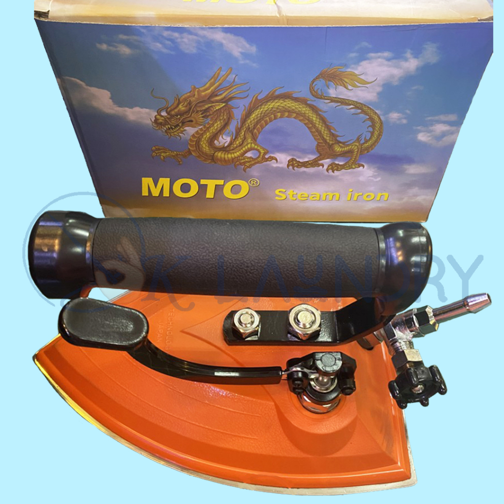 Setrika Uap Steam Boiler Nagamoto Pencet Gagang karet