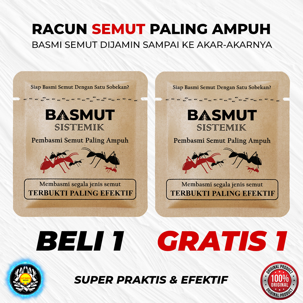 BASMUT SISTEMIK PEMBASMI SEMUT PALING EFEKTIF / GRANULLAR PEST CONTROLLER / OBAT PENGENDALI SEMUT IN