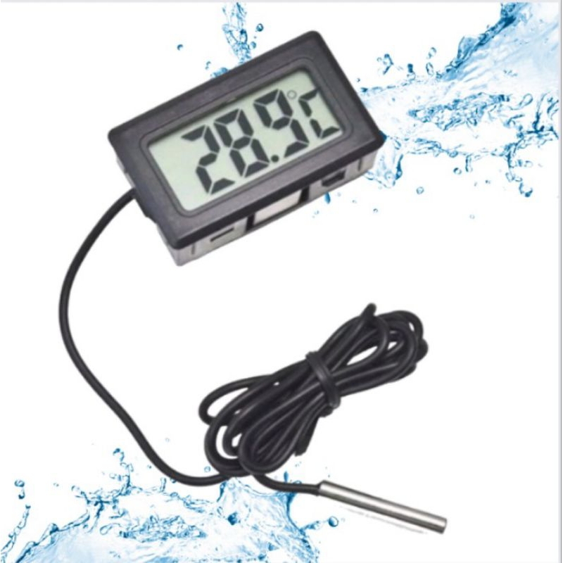 Pengukur suhu Termometer aquarium DIGITAL