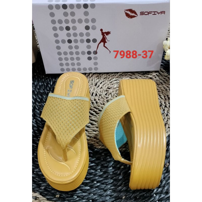 SOFIYA wedges jepit 5cm 7988-37
