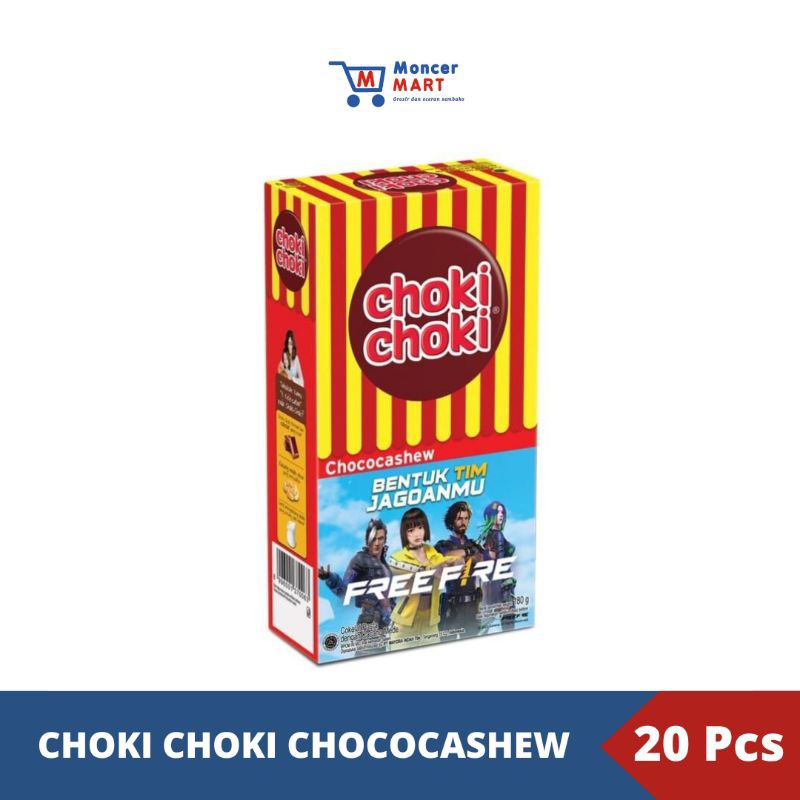 

Choki Choki Stik Chococashew Box Isi 20 Pcs | Choki Choki Cokelat Pasta Stik