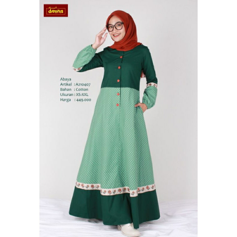 Dannis Promo Gamis Dewasa Busana Muslim Wanita