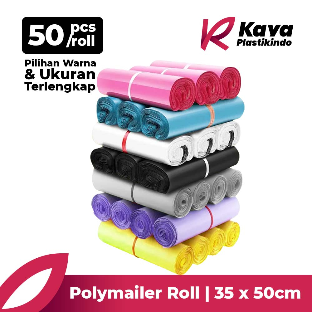 

Plastik Kemasan Polymailer 35 x 50 cm Roll - 50pcs