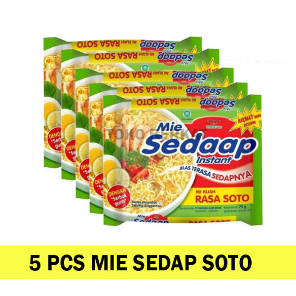 

Sedaap Mie Soto bundling 5pcs