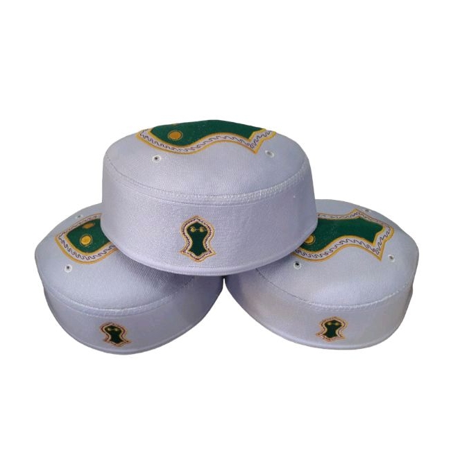 Peci Kopiah Malaysia Spon Super Logo Terompah List Motif Dewasa Grosir