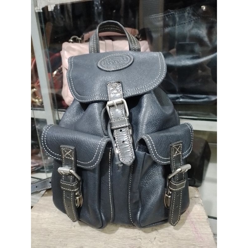 Backpack Roots Genuine Leather Canada 20cm