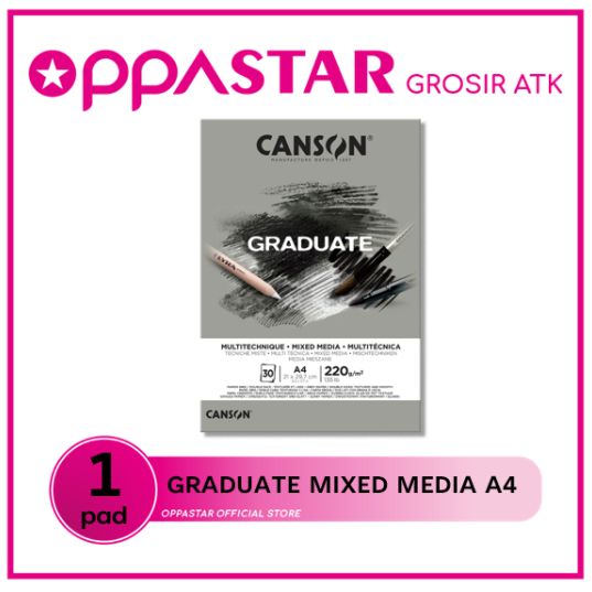 

Canson Graduate Mixed Media - Natural paper and Grey paper 400110371-(NEW)