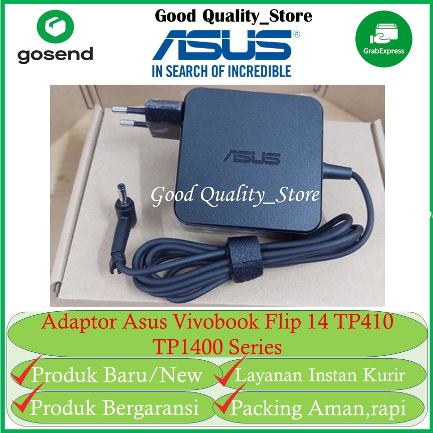 Ac Adaptor Charger Asus Vivobook Flip 14 TP410 TP1400 Original