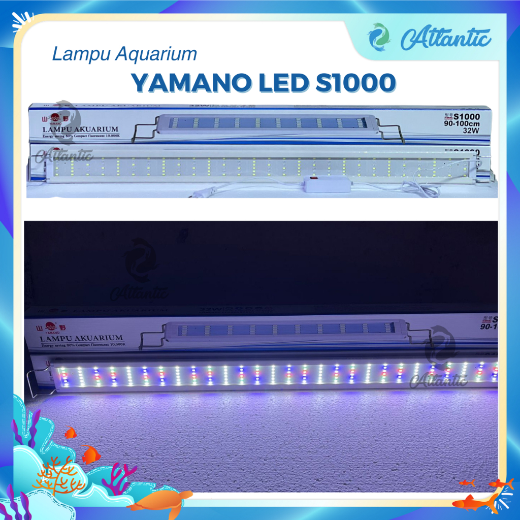 Yamano LED S400 S800  S1000 Lampu Aquarium Aquascape