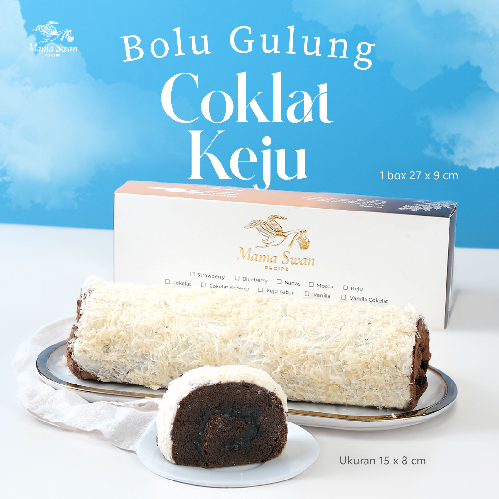 

Bolu Gulung Coklat Keju