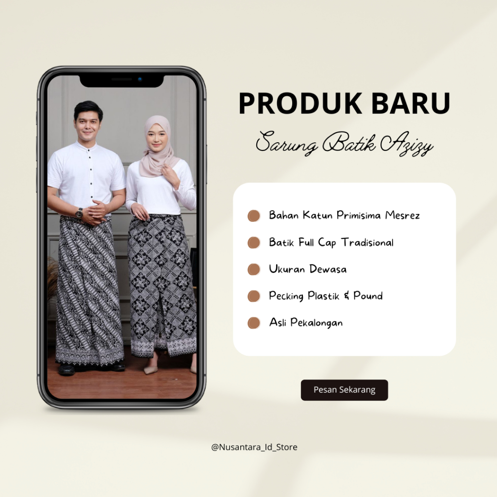 Sarung Batik Hitam Putih Sarung Batik Seribu Bunga Sarung Batik Azizy Sarung Batik CAP