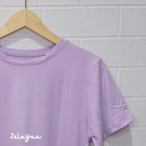 Manset baju lengan pendek rayon premium kaos oblong polos adem