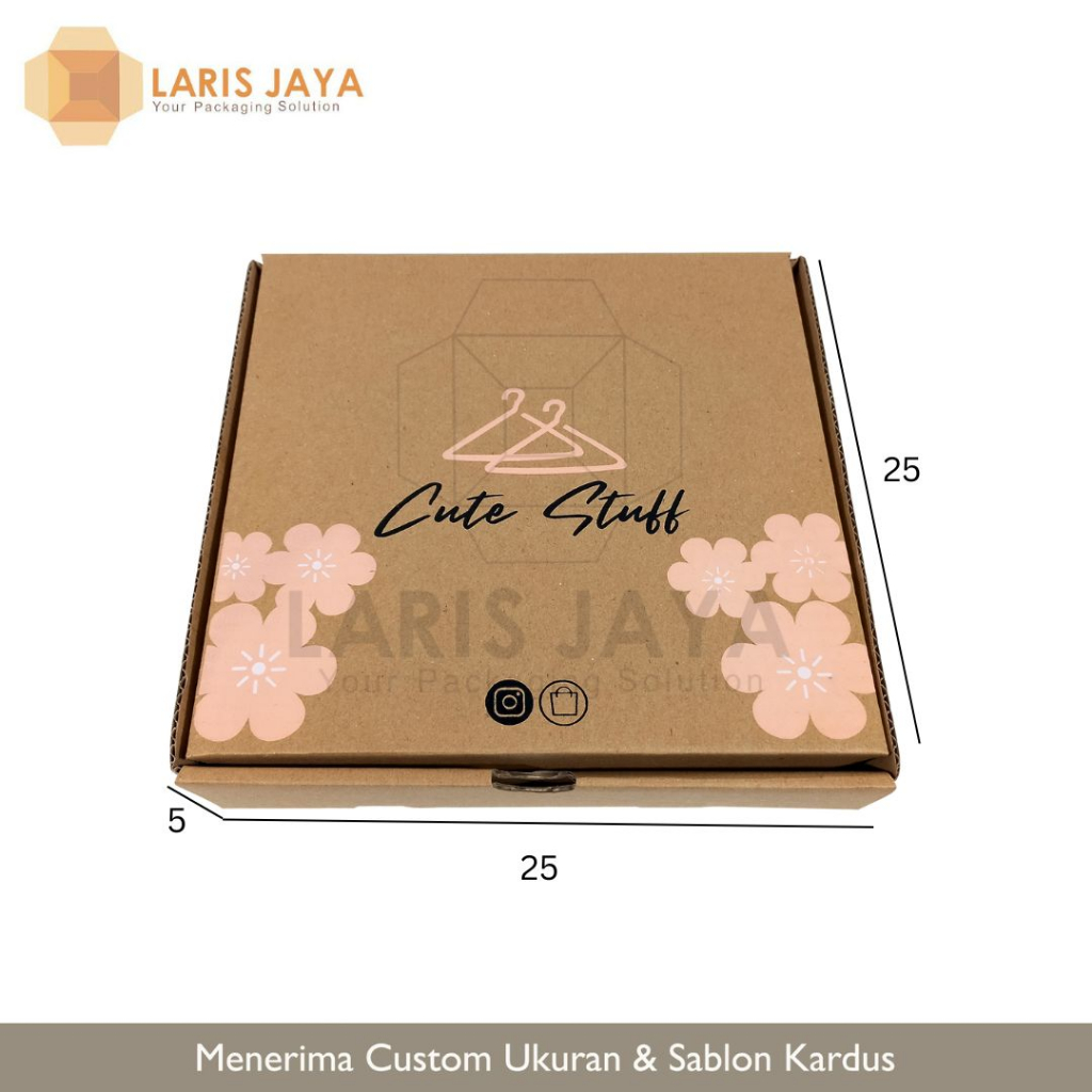 

Cute Stuff Kardus Packing Barang Unik Kardus Pizza Kotak Kado Anniversarry 25 x 25 x 5 cm ( Kardus Cute Stuff 25 x 25 x 5 cm )