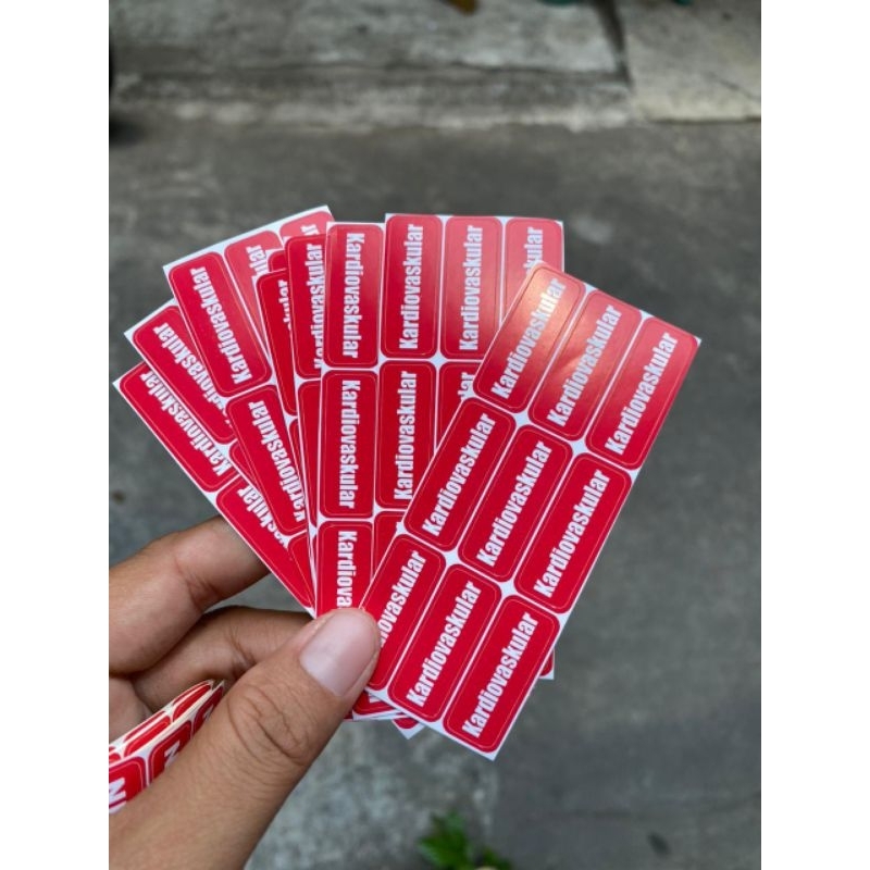 

stiker label kardiovaskular