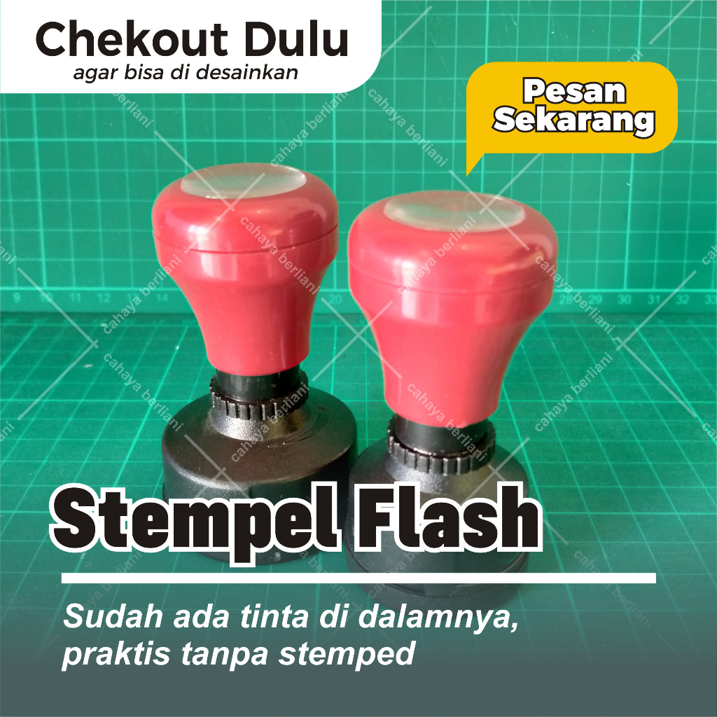 

Stempel Flash Otomatis - Bulat Tanggung