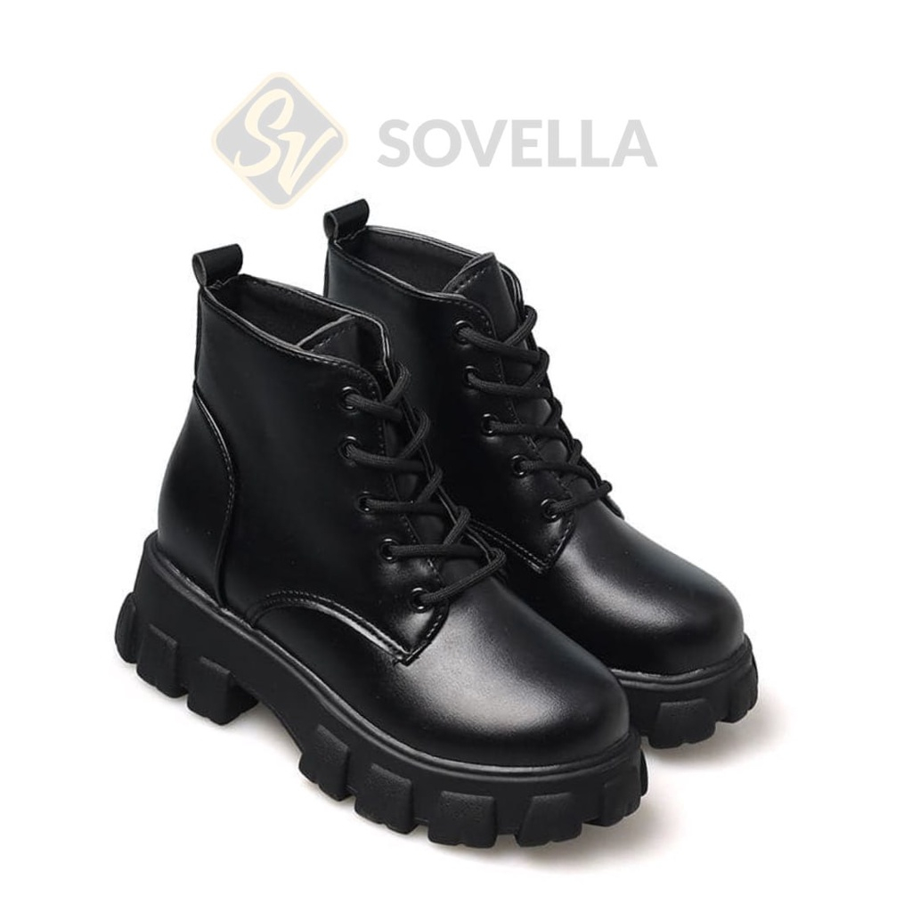 SOVELLA Rachel Boots Wanita Tinggi Korea