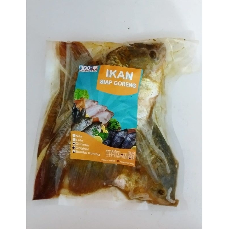 

Ikan Gurame Organik Bumbu Kuning Siap Goreng KPF