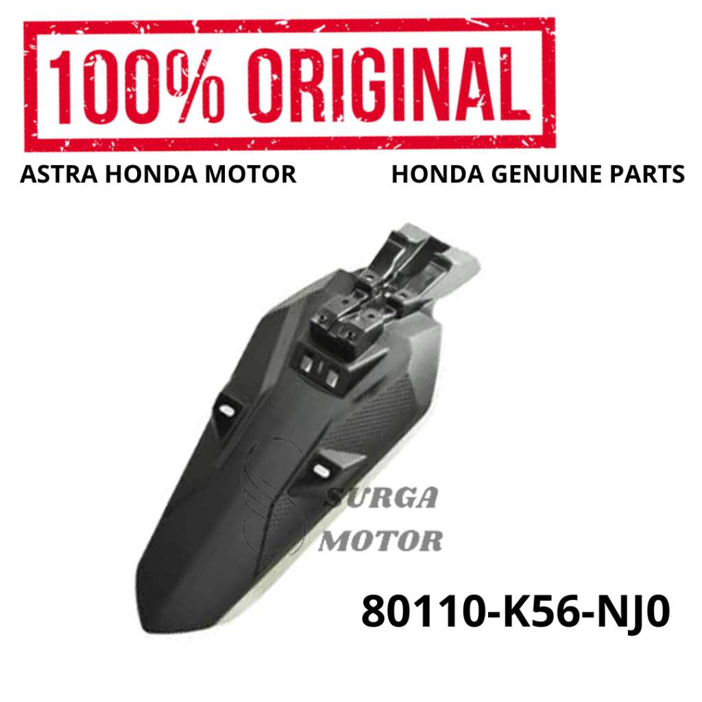 Cover Body Fender Lower Slebor Spakbor Belakang Bawah Honda Supra GTR 150 K56F Original AHM 80110-K5