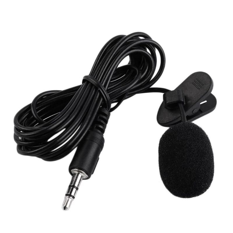 Microphone Mic Clip On Audio Aux 3.5mm Lavalier GL-119