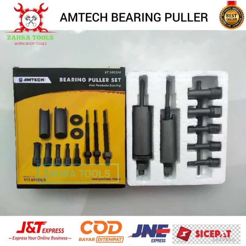 AMTECH Treker Bearing Puller 5pcs Alat Lepas Bearing Pembuka Bearing CVT